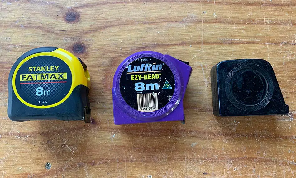 Tape measures for woodworking