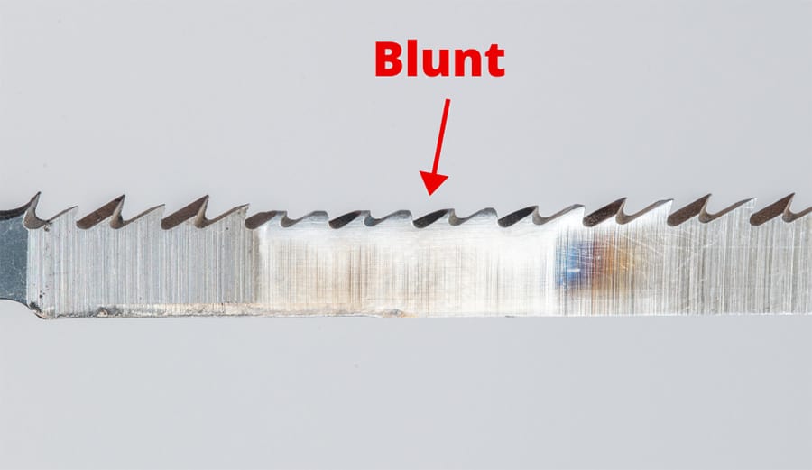 Blunt Jigsaw blade