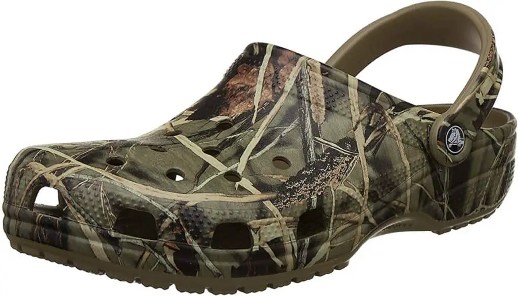 Crocs in camo colour