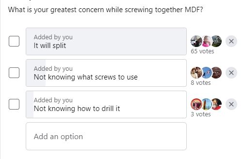 Poll on MDF