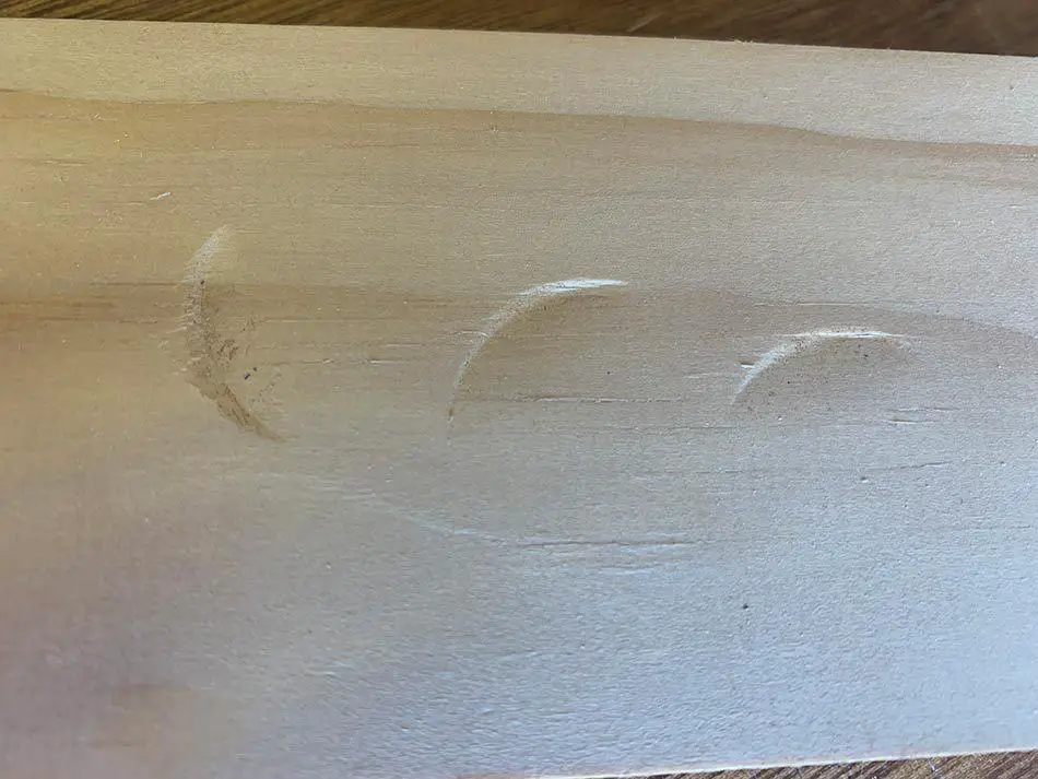 How to remove dents in wood