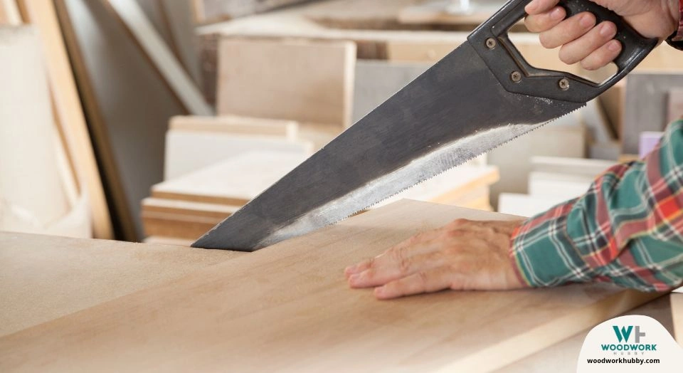 Cutting Plywood With A Handsaw