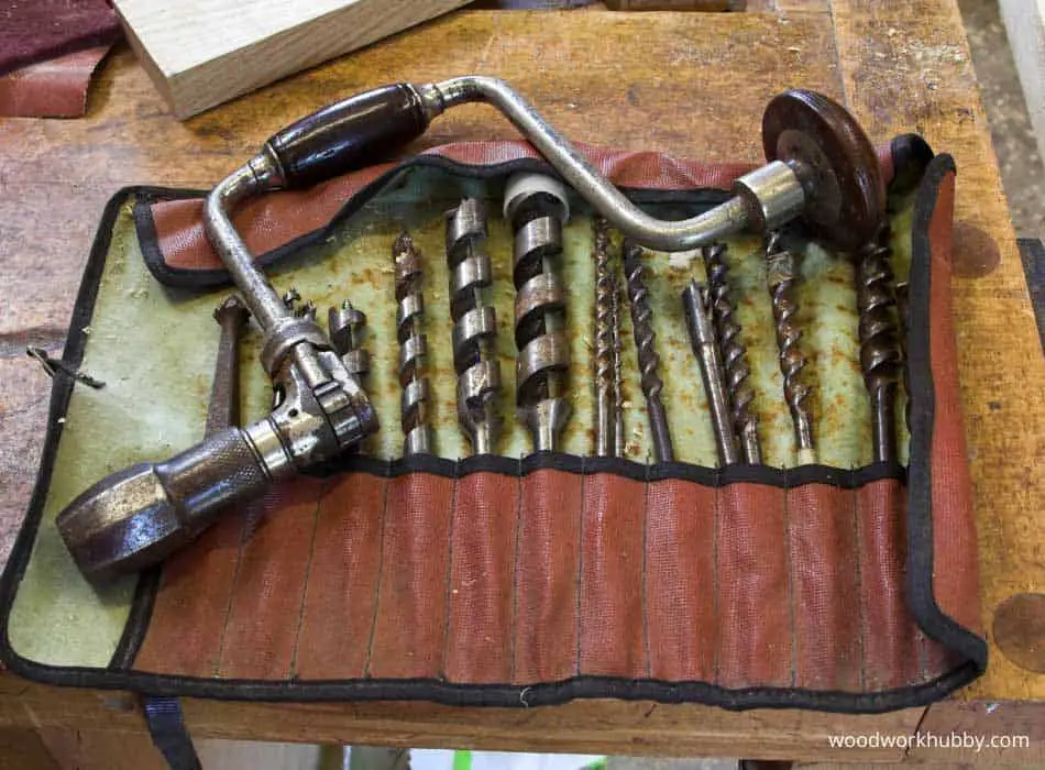 7 Ways To Cut A Hole In Wood WITHOUT Power Tools 6 Brace and bit
