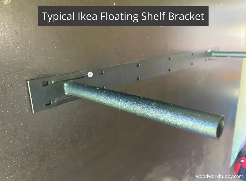 Ikea floating shelf bracket