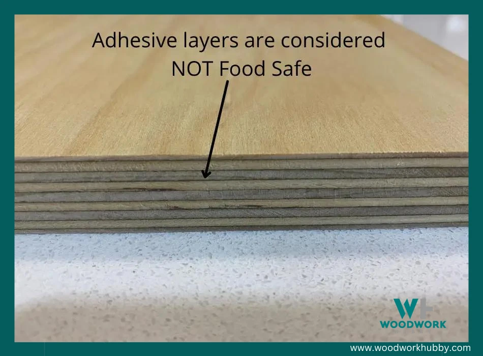 how do you seal plywood for food