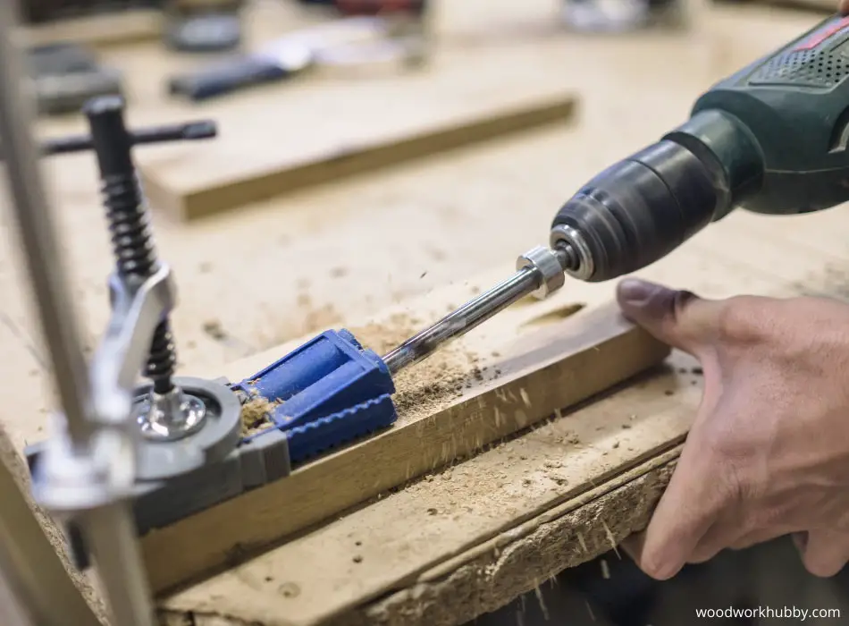 Can You Use Pocket Holes In Chipboard And Particleboard 2 Drilling pocket holes