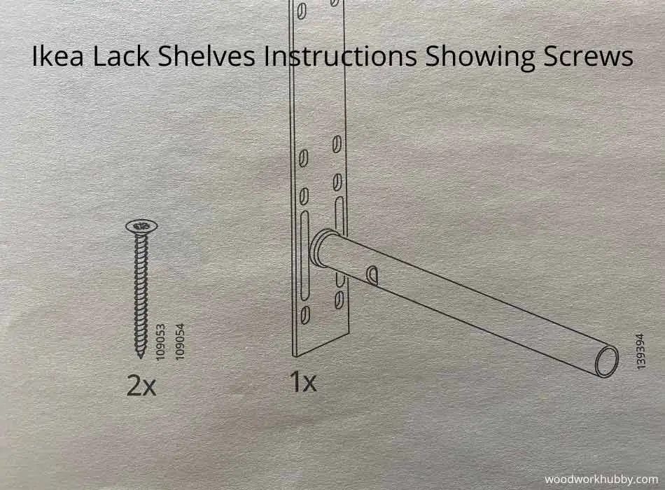 What Screws Do I Need For Ikea Lack Shelves? Proof 5 Ikea lack shelves instructions