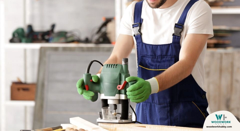 plunge router on edges