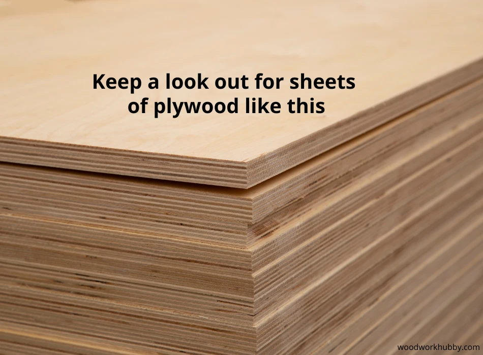 bowed plywood sheets