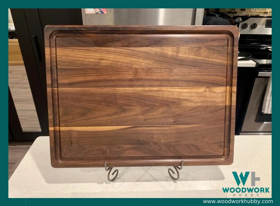 Black walnut wood cutting board