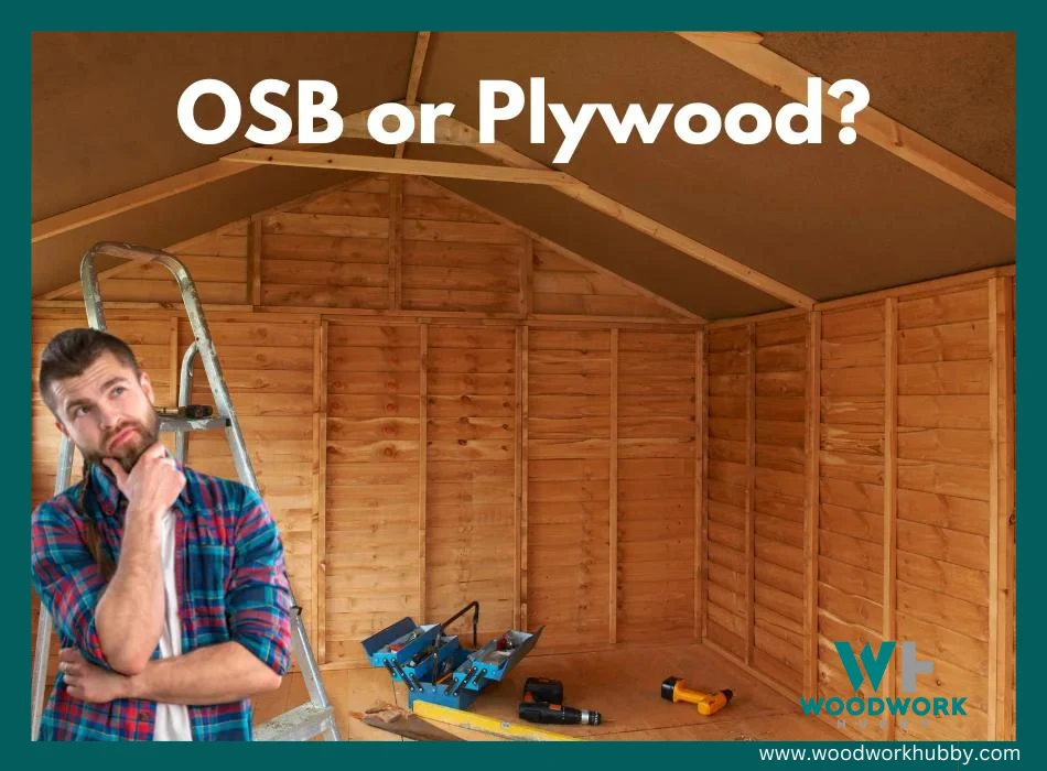 OSB or Plywood being used on shed roof