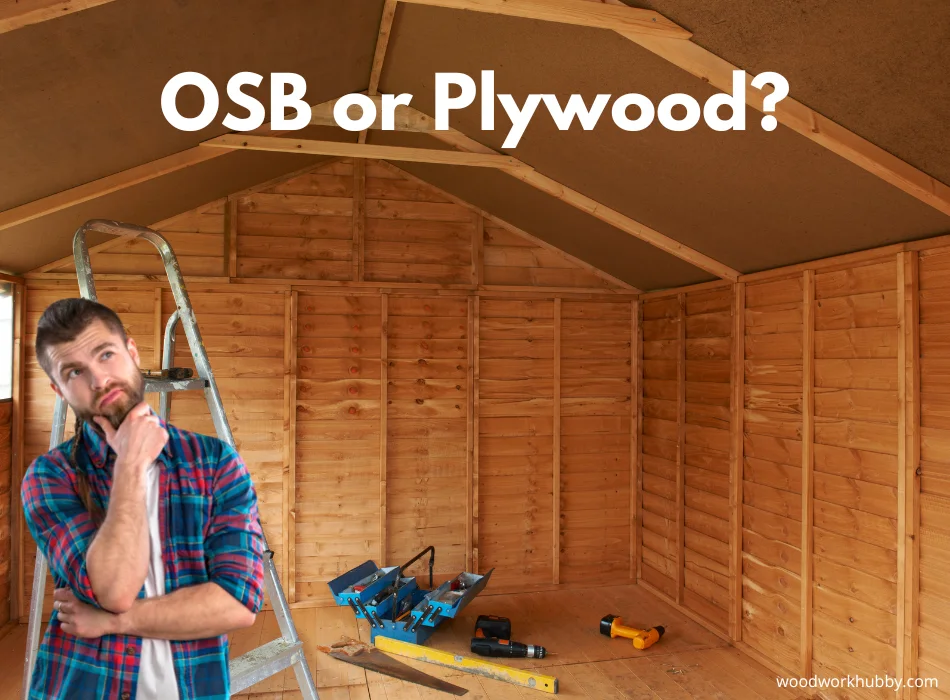 OSB or Plywood For Shed Roof? Which Is Best? 11 OSB or Plywood being used on shed roof
