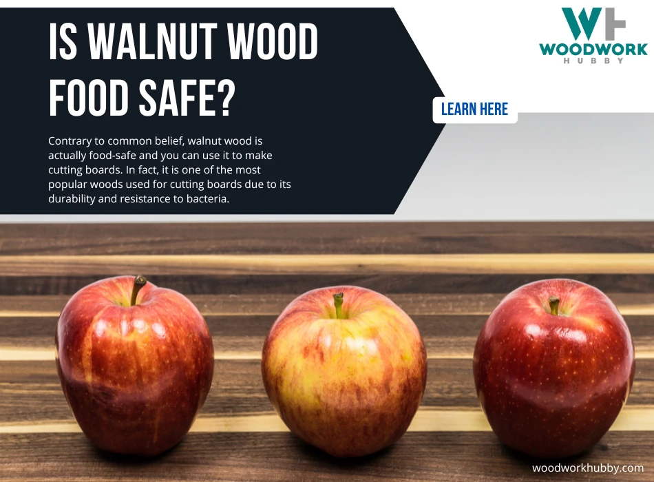 walnut wood cutting board with fruits