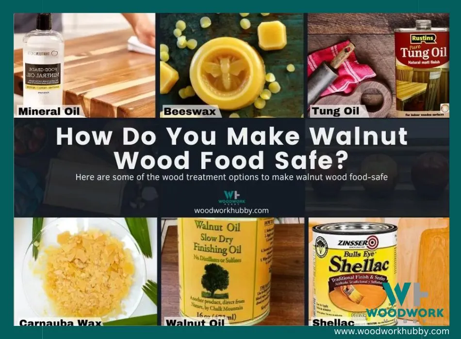 various treatments for walnut wood
