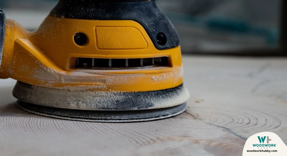 dry sanding wood