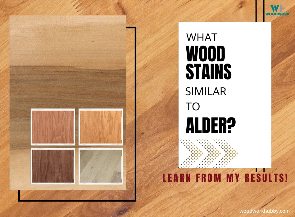 wood stains similar to alder