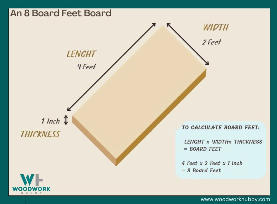 Linear Foot vs. Board Foot - Ultimate Guide & Explanation 5 Linear Foot vs. Board Foot Ultimate guide 8 board feet