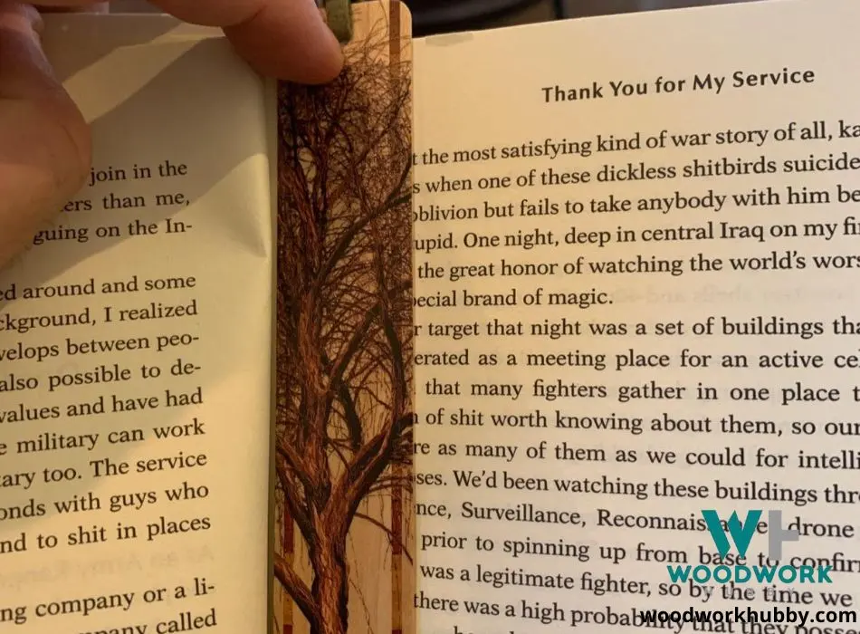 Wooden bookmarks