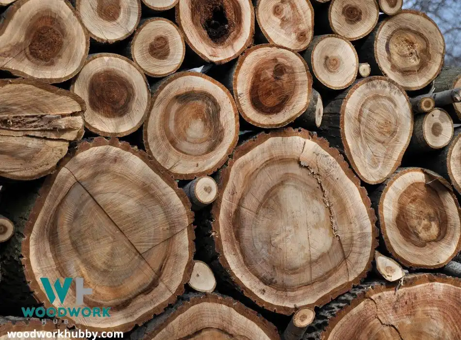 walnut wood logs
