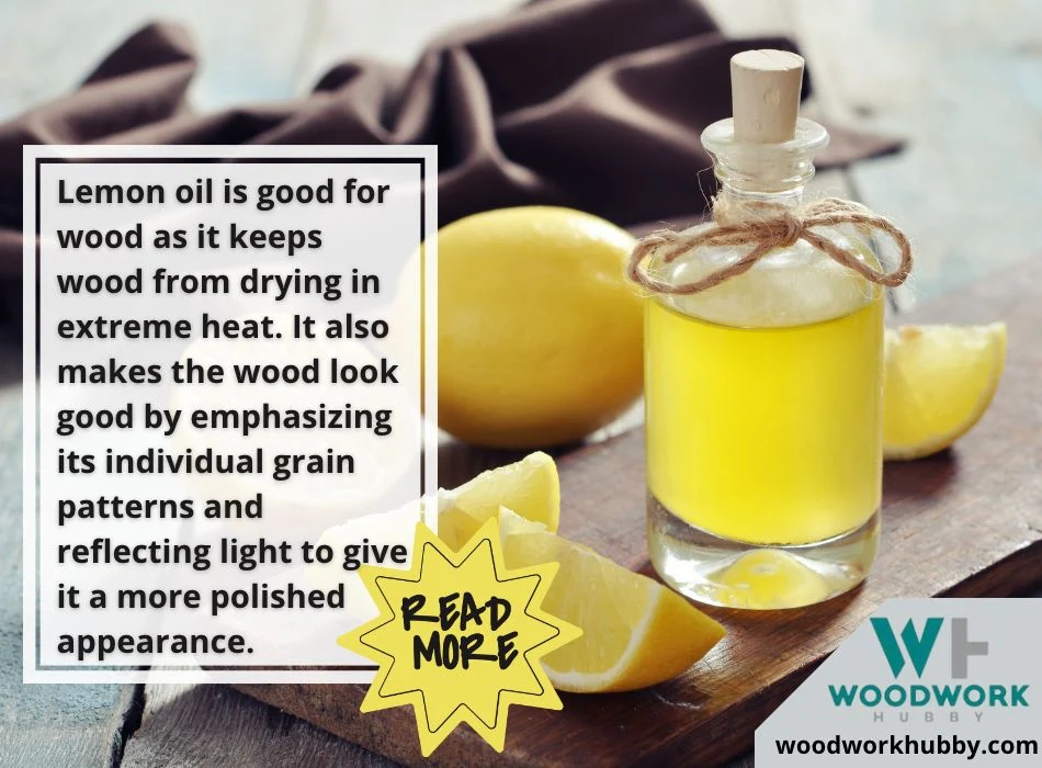 Lemon oil good for wood 1