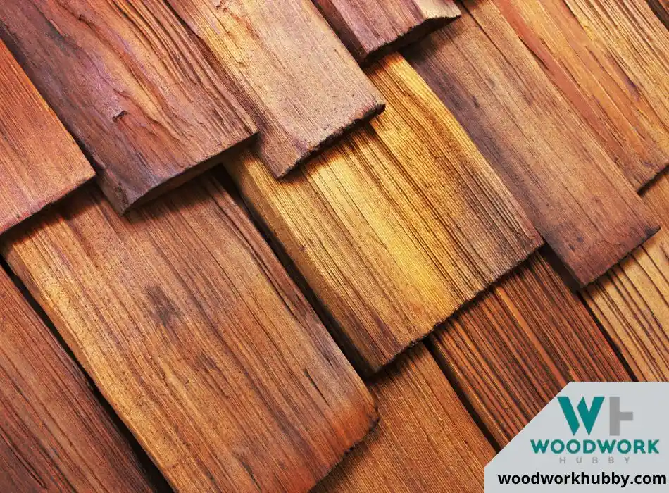 wood shingles with coating