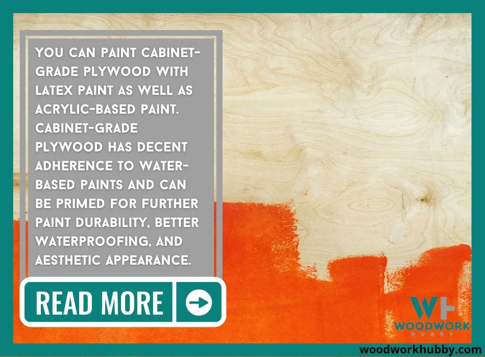Can You Paint Cabinet Grade Plywood? Should It Be Done? 2 can you paint cabinet grade plywood