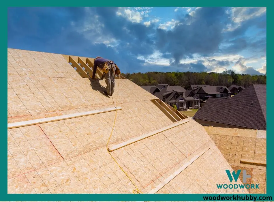 roof made of plywood