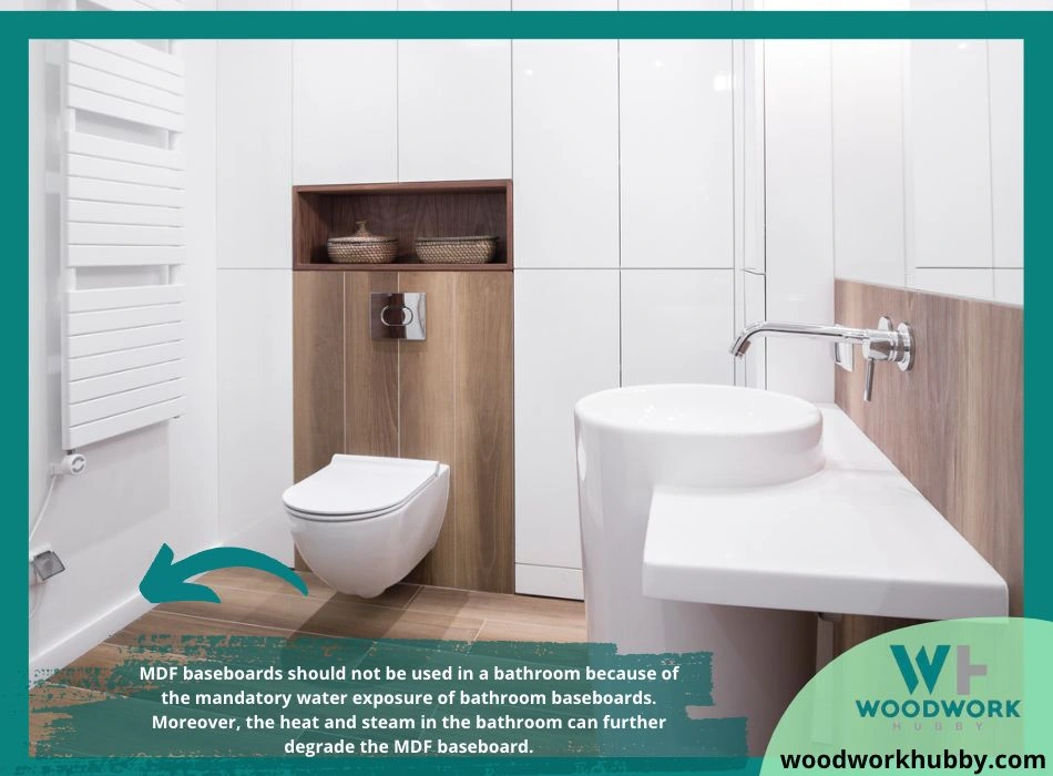 Can You Use MDF In A Bathroom? Things You Didn't Know 3 use mdf as baseboard