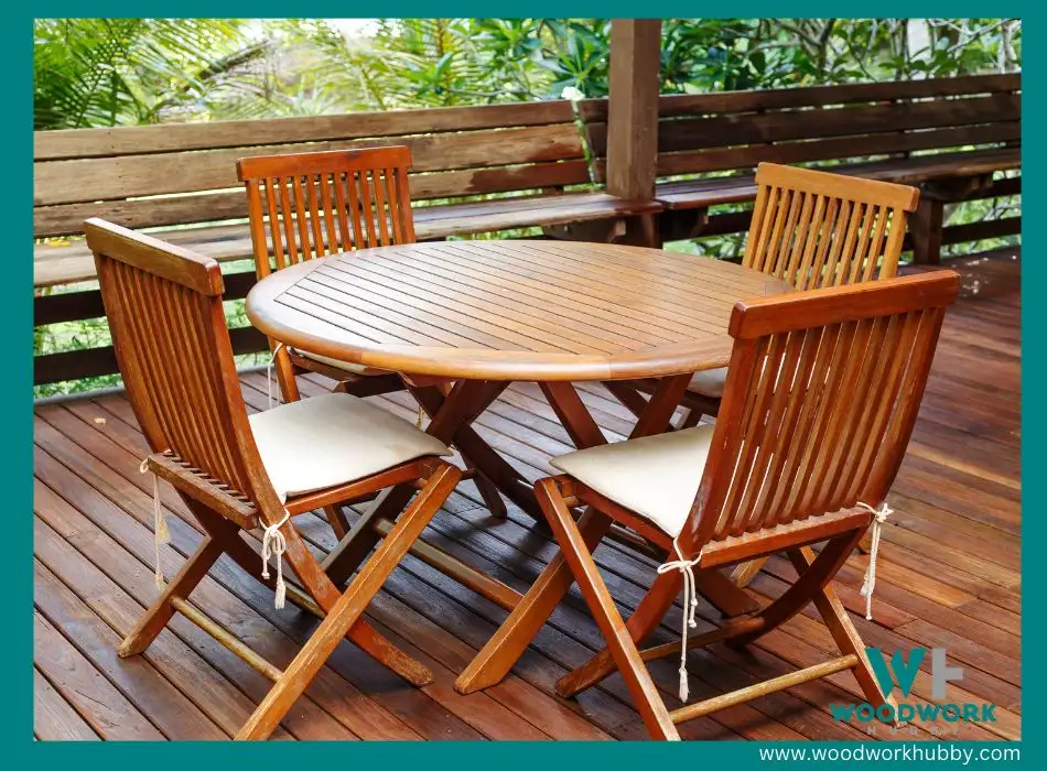 outdoor furniture made from teak wood