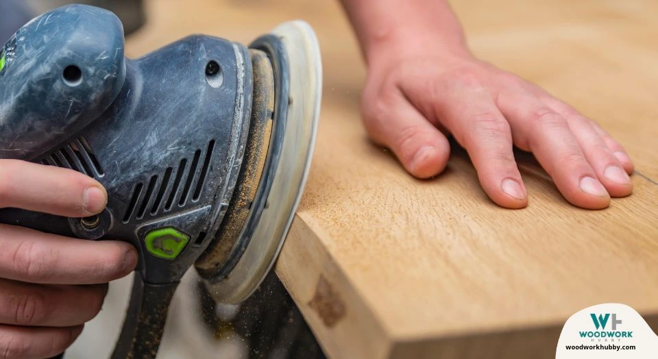 Sanding dry wood