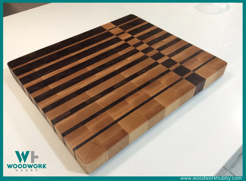 End grain cutting board