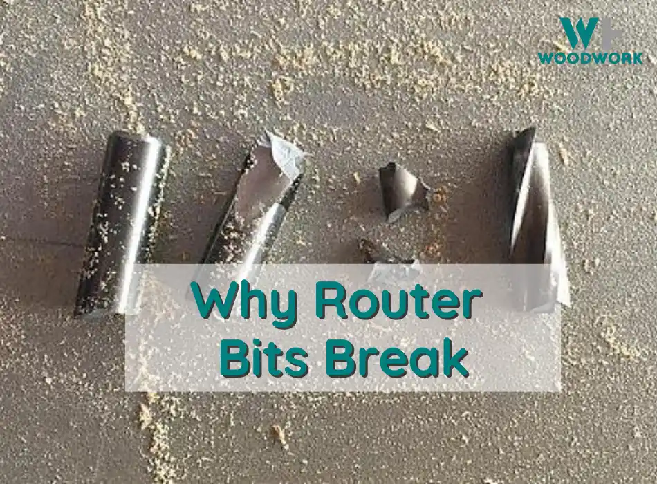 Broken router bits