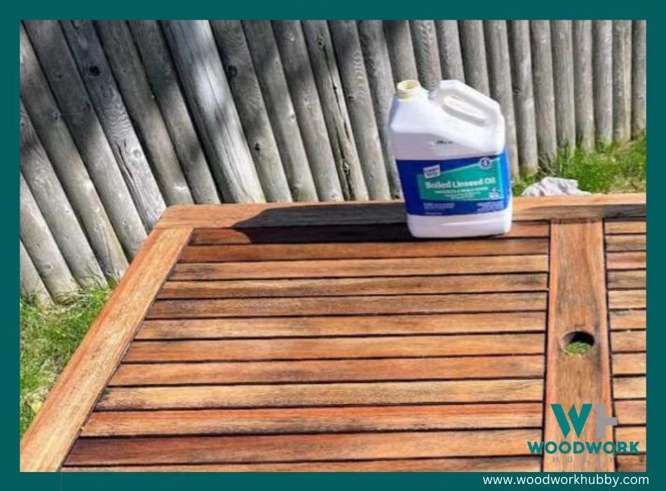 Is Eucalyptus Wood Good For Outdoor Furniture? The Benefits 4 linseed-Oil on eucalyptus wood furniture