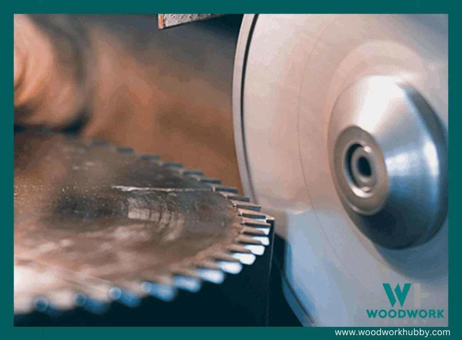 sharpening table saw blade