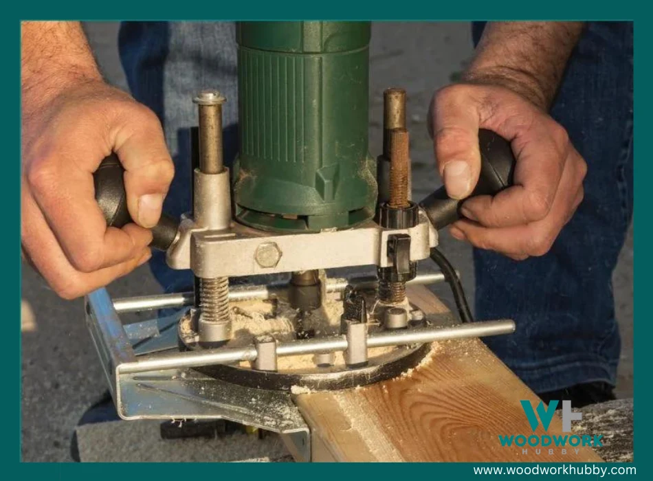 using router on a wood